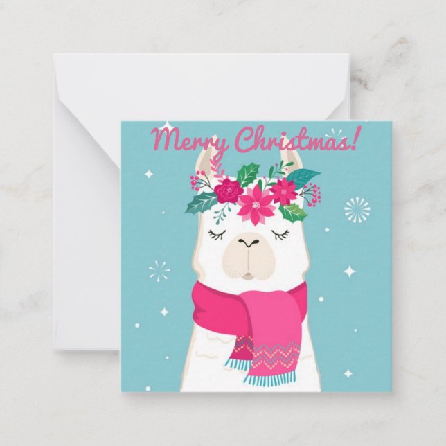 Merry Christmas Note Card (Front)