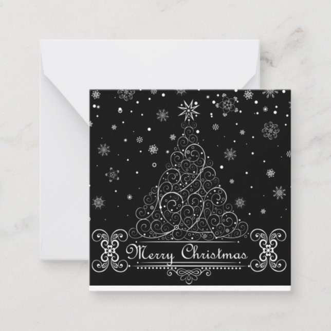 Merry Christmas Note Card (Front)