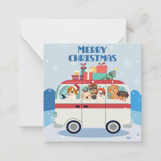 Merry Christmas Note Card (Front)