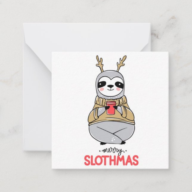 Merry Christmas Note Card (Front)