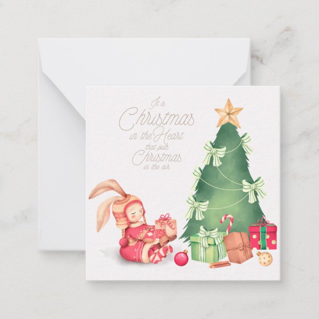 Merry Christmas Note Card (Front)