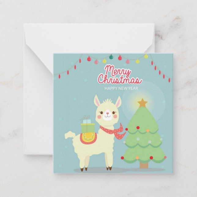 Merry Christmas Note Card (Front)