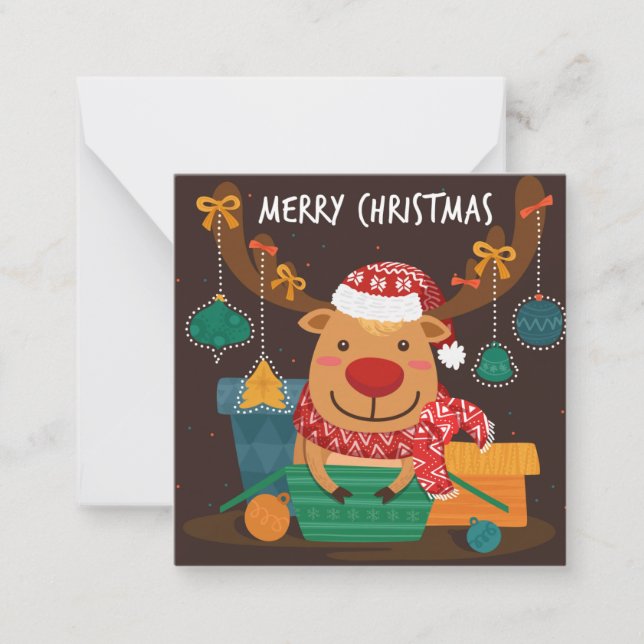 Merry Christmas Note Card (Front)