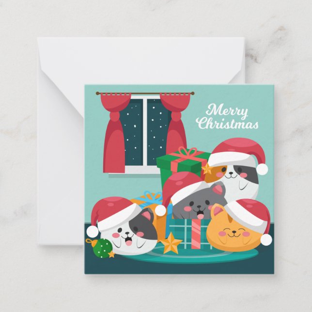 Merry Christmas Note Card (Front)
