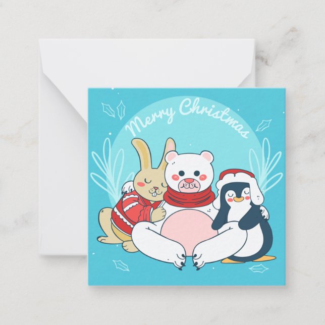 Merry Christmas Note Card (Front)