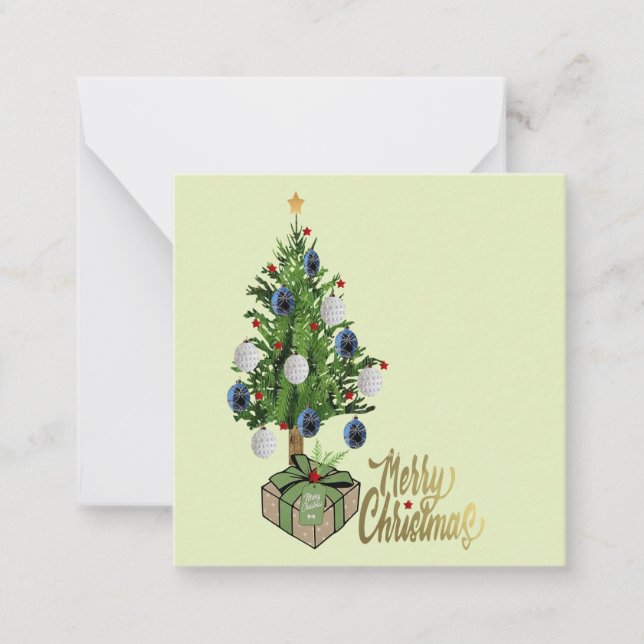 Merry Christmas Note Card (Front)