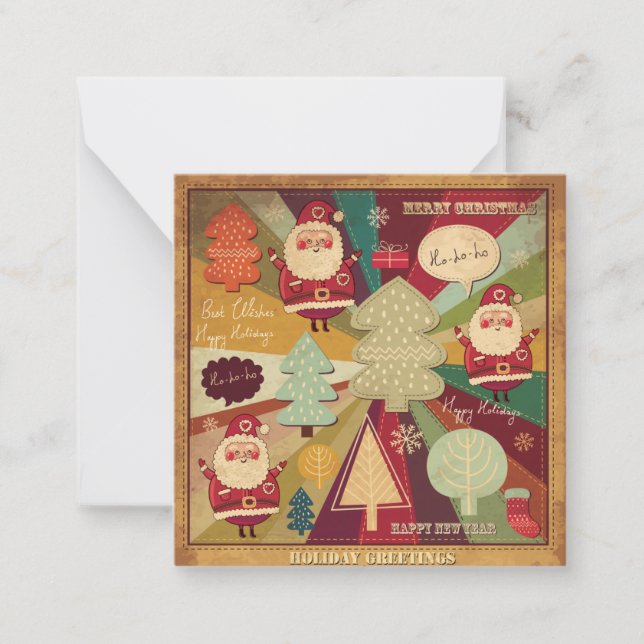 Merry Christmas Note Card (Front)