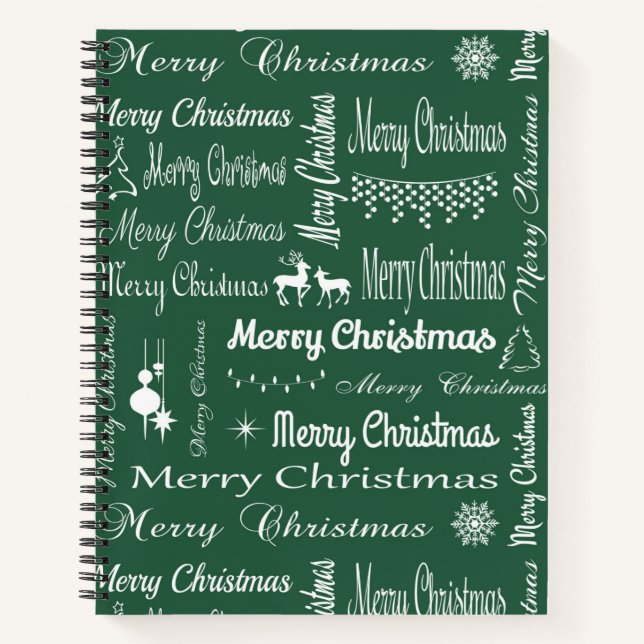 Merry Christmas Notebook (Front)
