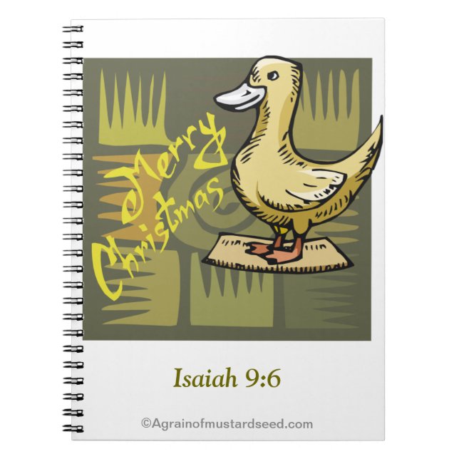 Merry Christmas Notebook (Front)