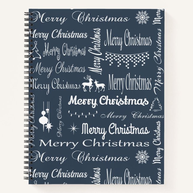 Merry Christmas Notebook (Front)