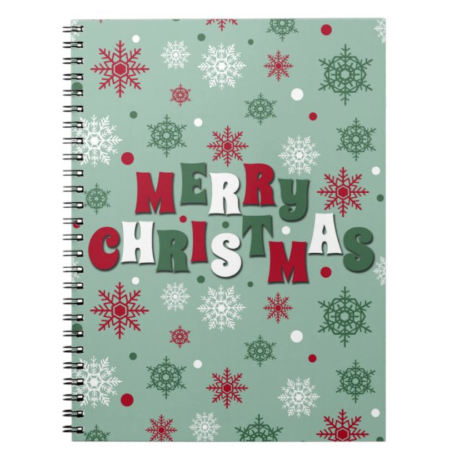 Merry Christmas Notebook (Front)