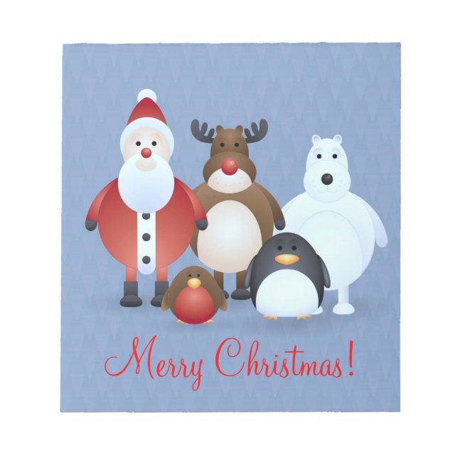 Merry Christmas Notepad (Front)