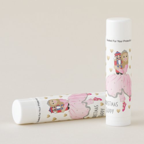 Merry Christmas Nutcracker Ballerina Clara Lip Balm