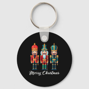 Merry Christmas Nutcracker Ballet Festive Xmas Men Keychain