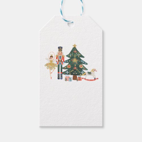 Merry Christmas Nutcracker Ballet  Gift Tags