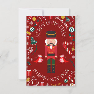 Merry Christmas Nutcracker Card