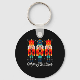 Merry Christmas Nutcracker Funny Xmas Family Men W Keychain