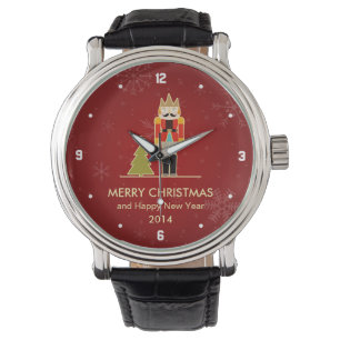 Merry Christmas - Nutcracker Holiday Greeting Watch