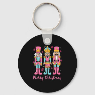 Merry Christmas Nutcracker Squad Nk Pajamas Women  Keychain