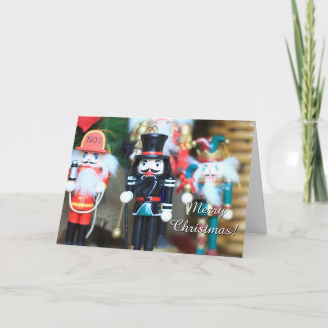 Merry Christmas Nutcrackers card (Front)