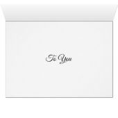 Merry Christmas NYC at night Card (Inside Horizontal (Bottom))