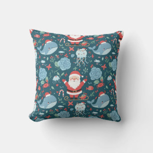 Merry Christmas! Ocean Friends Holiday Cushion