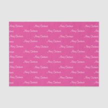 Merry Christmas on Pink