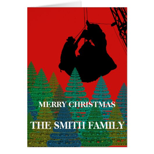 MERRY CHRISTMAS OPERATING ENGINEER CRANE OPERATOR (Front)