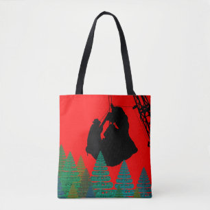 MERRY CHRISTMAS OPERATING ENGINEER CRANE OPERATOR TOTE BAG