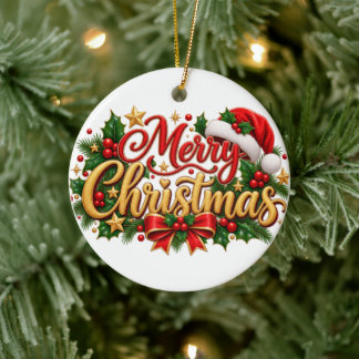 Merry Christmas Ornament