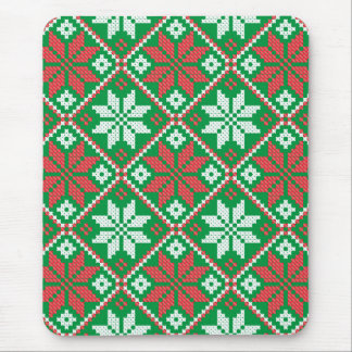 Merry Christmas Ornament Mouse Pad