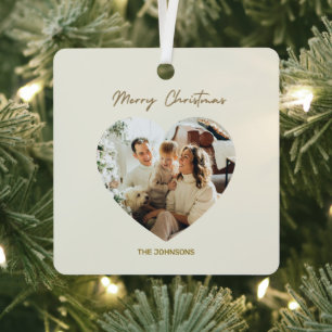 Merry Christmas Ornament Personalized Photo