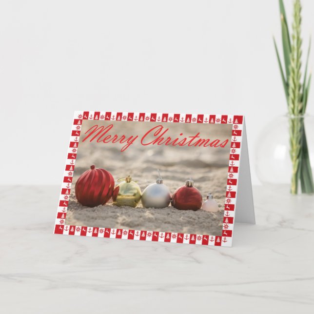 Merry Christmas - Ornaments Card (Front)