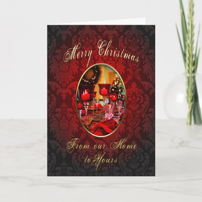 Merry Christmas - Our Home to Yours Holiday Card (Front)