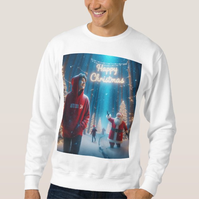 Merry Christmas Outfit | Christmas sweatshirt  (Front)