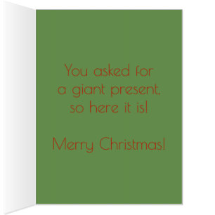 Merry Christmas Oversized Cards