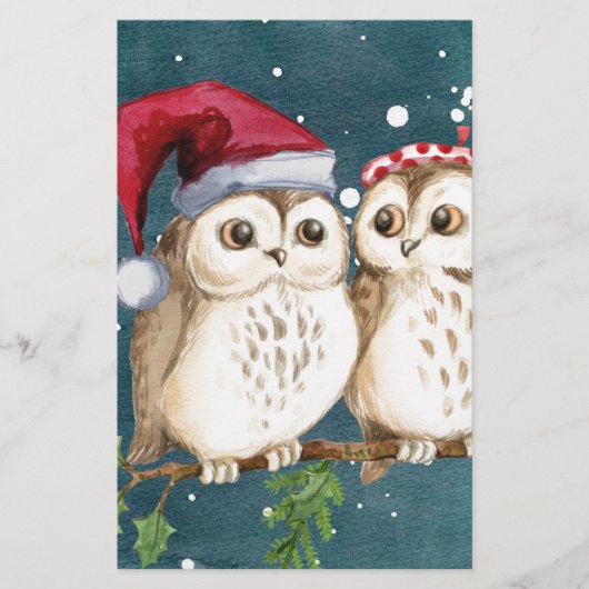 Merry-christmas Owls (Front)