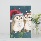Merry-christmas Owls (Standing Front)