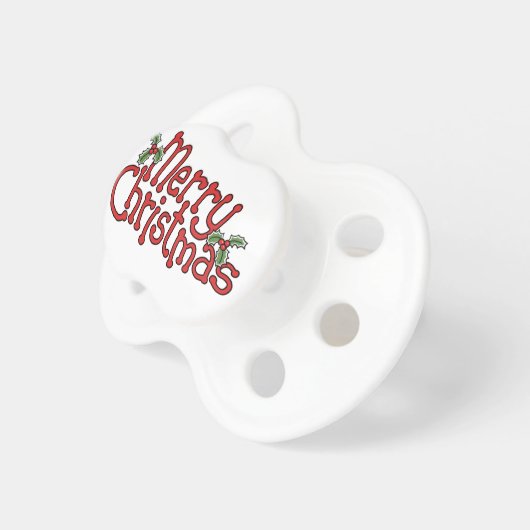 Merry Christmas Pacifier (Front Right)