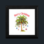 Merry Christmas Palm Tree Light Hawaiian Tropical  Gift Box<br><div class="desc">Merry Christmas Palm Tree Light Hawaiian Tropical Christmas</div>