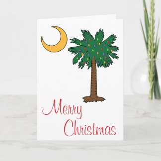 Merry Christmas Palmetto Moon Card