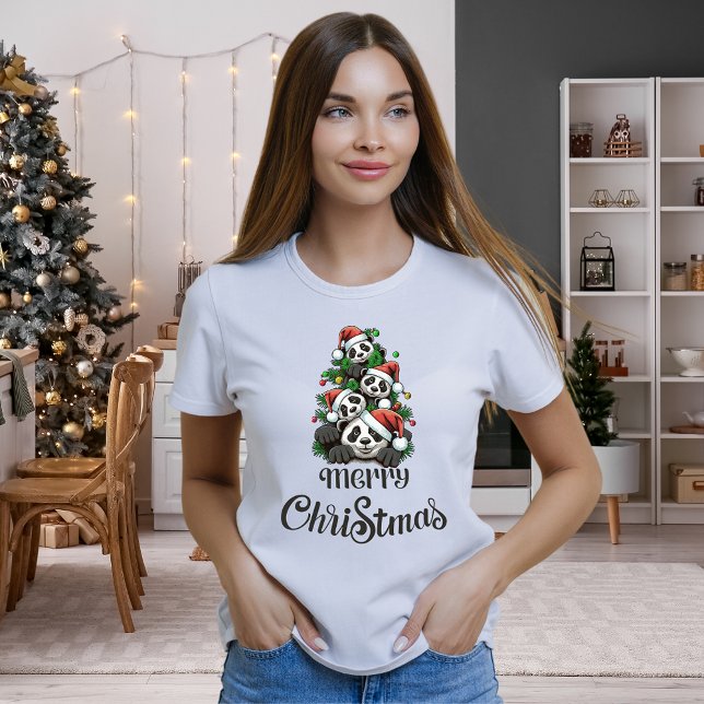 Merry Christmas Panda (Family T-Shirt) T-Shirt (Creator Uploaded)