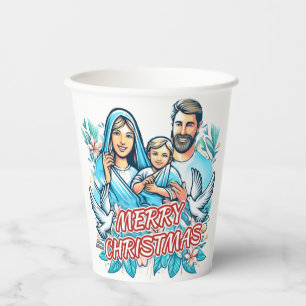 Merry Christmas Paper Cups