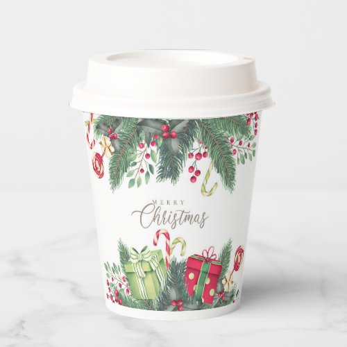 Merry Christmas Paper Cups