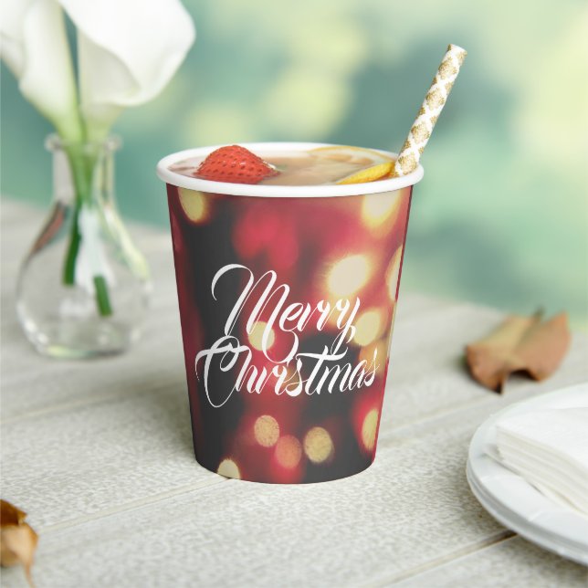 Merry Christmas Paper Cups (Insitu)