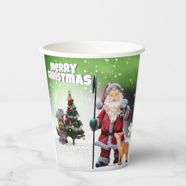 Merry Christmas paper cups (Front)