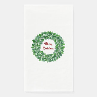 Merry Christmas Paper Guest Towel