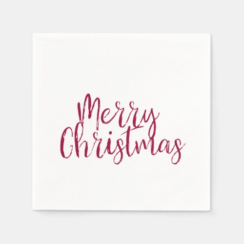 Merry Christmas Paper Napkin