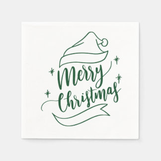 Merry Christmas Paper Napkin