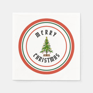 MERRY CHRISTMAS Paper Napkin